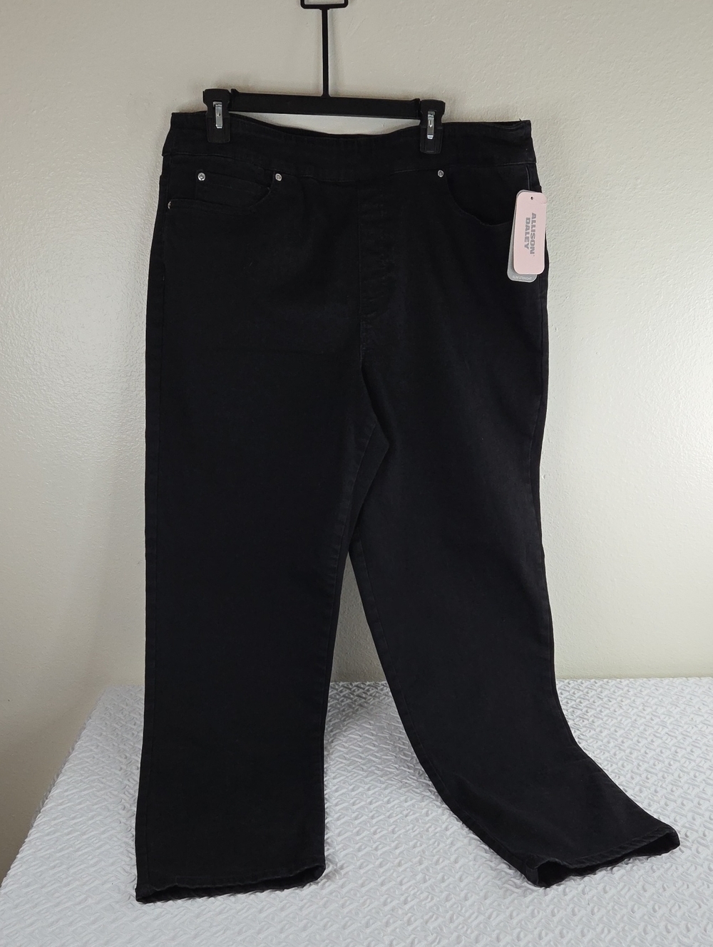 Allison Daley NWT 16Short Women’s Black Jeans - Classic Slim Fit Stretch Slimmy